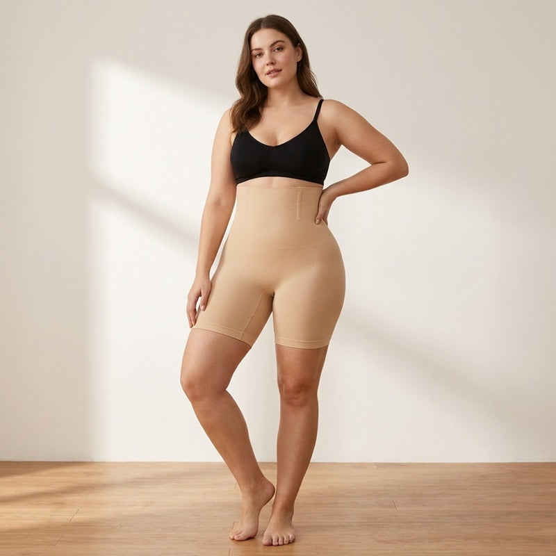 High-Waisted Shaping Shorts